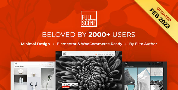 FullScene - Portfolio / Photography WordPress Theme