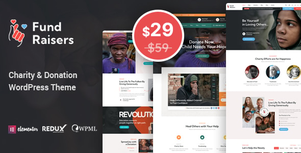 Fundboxs - Charity & Donation WordPress Theme