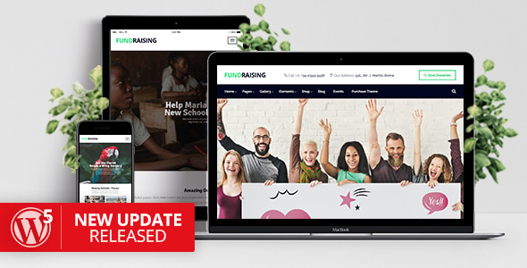 Fundraising - Charity/Donations WordPress Theme