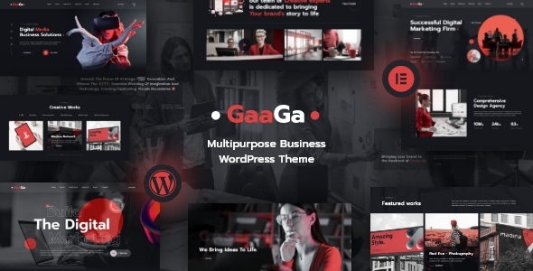 Gaaga - Creative Agency Theme