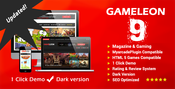 Gameleon - WordPress Gaming & Magazine Theme