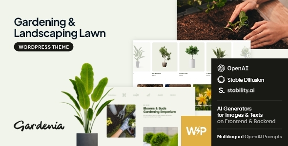 Gardenia - Gardening Blog WordPress Theme