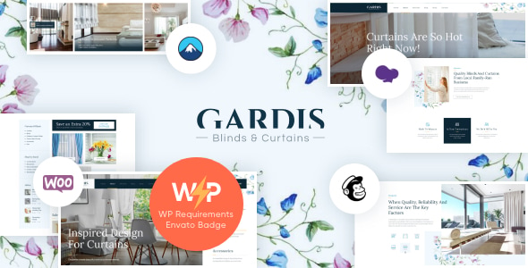 Gardis | Blinds and Curtains WordPress Theme