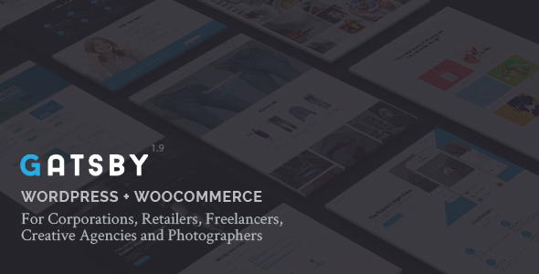 Gatsby - WordPress + eCommerce Theme