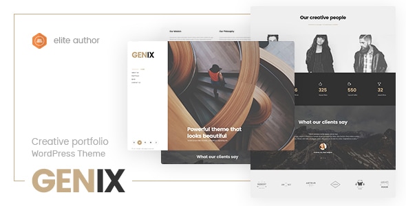 Genix - Creative Portfolio WordPress Theme