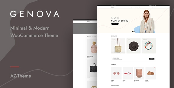 Genova - Minimalist AJAX WooCommerce WordPress Theme