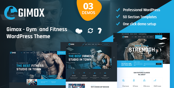 Gimox - Gym and Fitness WordPress Theme