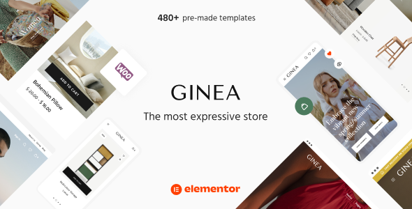 Ginea - Furniture & Fashion WordPress & WooCommerce Theme