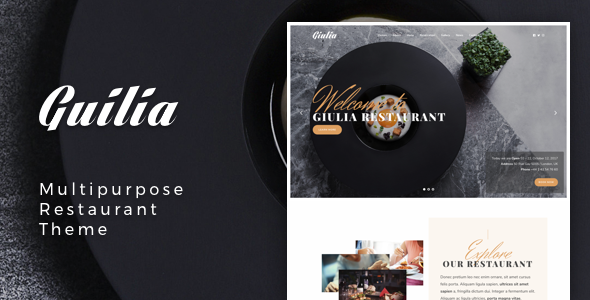 Giulia - Multipurpose Restaurant Theme