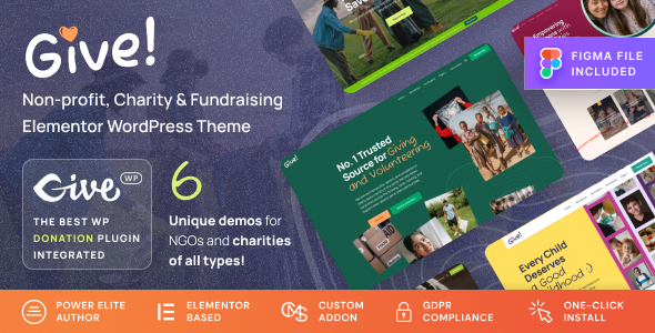 Give - NGO & Charity WordPress Theme