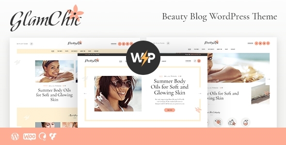 GlamChic | Beauty Blog WordPress Theme + Store