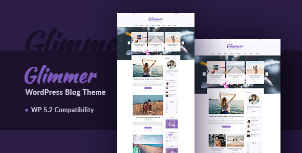 Glimmer - A Responsive WordPress Blog Theme