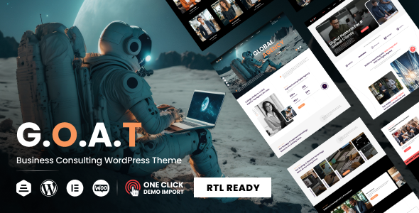 G.O.A.T - Business Agency WordPress Theme