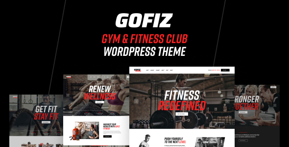 GoFiz - Gym & Fitness Club WordPress Theme