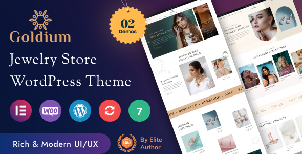 Goldium - Jewelry Store Woocommerce Theme