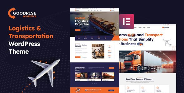 Goodrise - Logistics & Transportation WordPress Theme + RTL