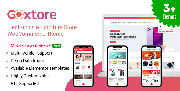 GOxtore - Multipurpose WooCommerce Theme