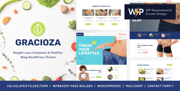 Gracioza | Weight Loss & Healthy Blog WordPress Theme