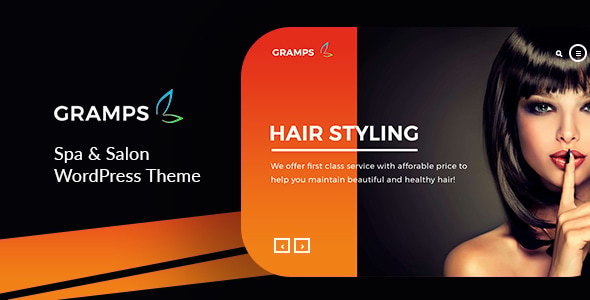 Gramps -   Spa & Salon WordPress Theme