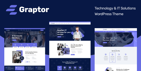 Graptor - Technology & IT Solutions WordPress Theme