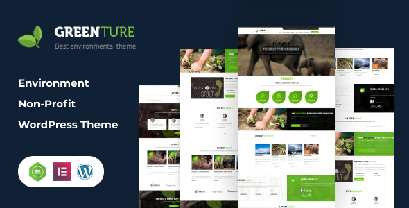 Greenture - Environment / Non-Profit WordPress Theme