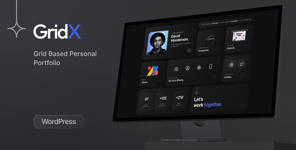 Gridx Personal Portfolio WordPress