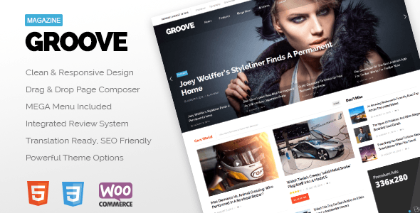 GROOVE - Clean Newspaper & Magazine Theme