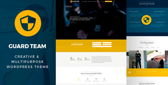 Guard Team - Security WordPress Theme