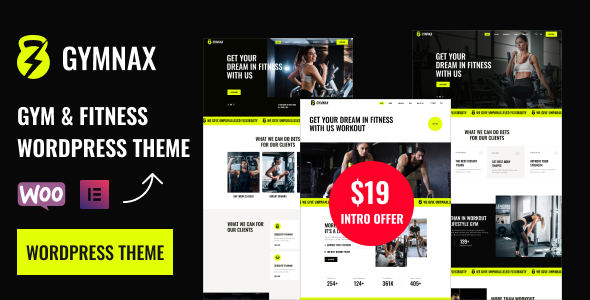 Gymnax - Fitness and Gym WordPress Theme