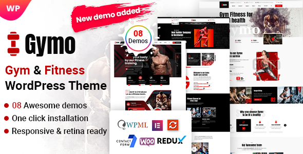 Gymo - Gym & Fitness WordPress Theme