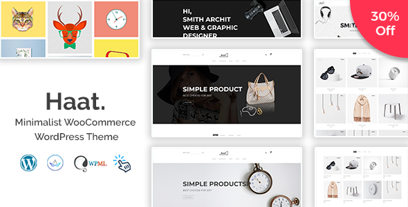 Haat - Minimalist WooCommerce WordPress Theme