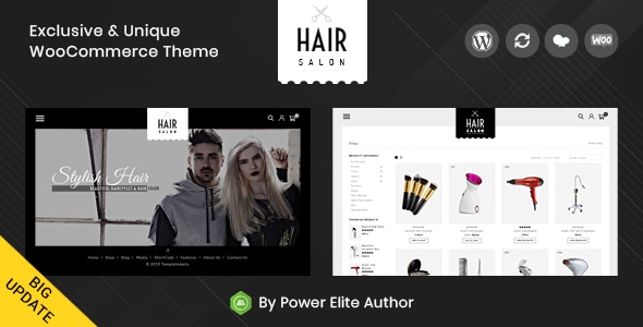 Hair Salon - WooCommerce Responsive Theme