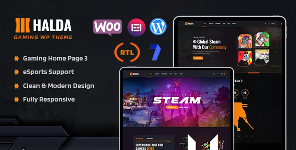 Halda - eSports and Gaming NFT WordPress Theme