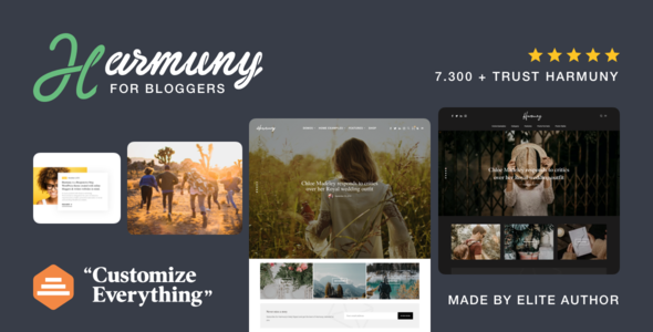 Harmuny - Creative Blog WordPress Theme