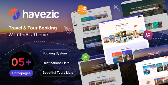 Havezic - Travel & Tour Booking WordPress Theme