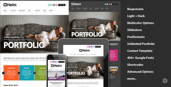 Helm Responsive Portfolio for WordPress