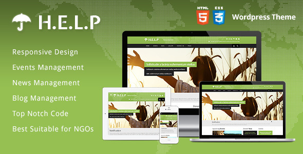 HELP - NGO Wordpress Theme