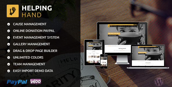 HelpingHand - Charity/Fundraising WordPress Theme