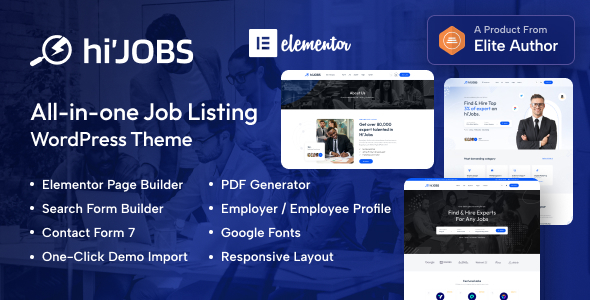 HiJobs - Job Listing WordPress Theme