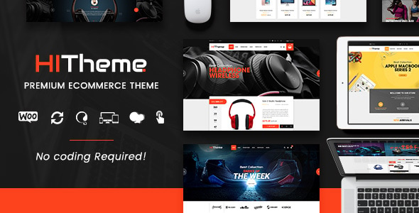 HiTheme - Digital Store & Fashion Shop WordPress WooCommerce Theme (Mobile Layout Ready)