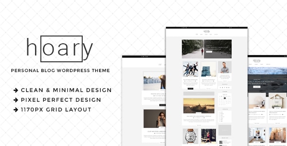 Hoary - Minimal Blog WordPress Theme