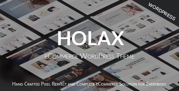 Holax –  Fashion WooCommerce  WP Theme