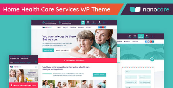 Home Health Care, Medical Care WordPress Theme - NanoCare