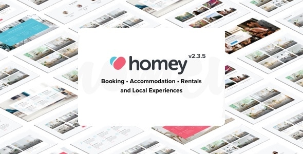 Homey - Booking and Rentals WordPress Theme