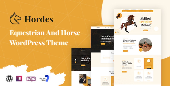 Hordes - Equestrian And Horse WordPress Theme