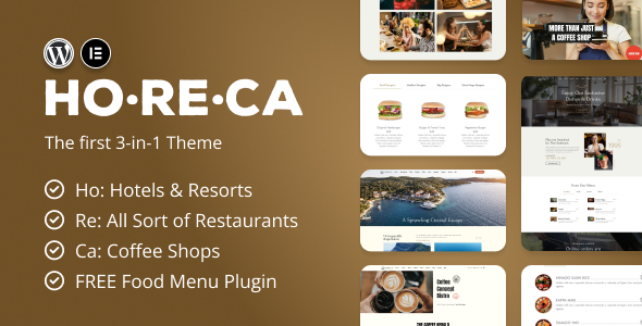 HoReCa - Restaurant & Food Menus Theme