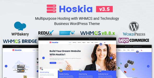 Hoskia | Multipurpose Hosting with WHMCS Theme