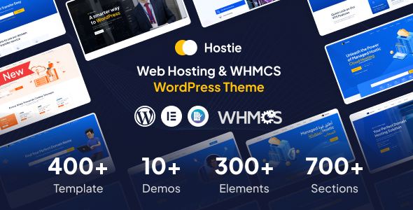 Hostie - Web Hosting & WHMCS WordPress Theme