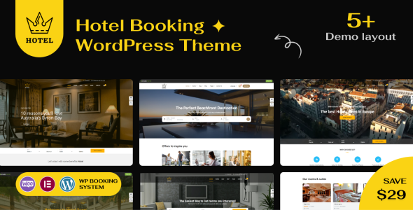 Hotel Booking WordPress Theme