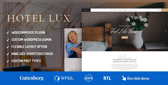 Hotel Lux - Resort & SPA WordPress Theme